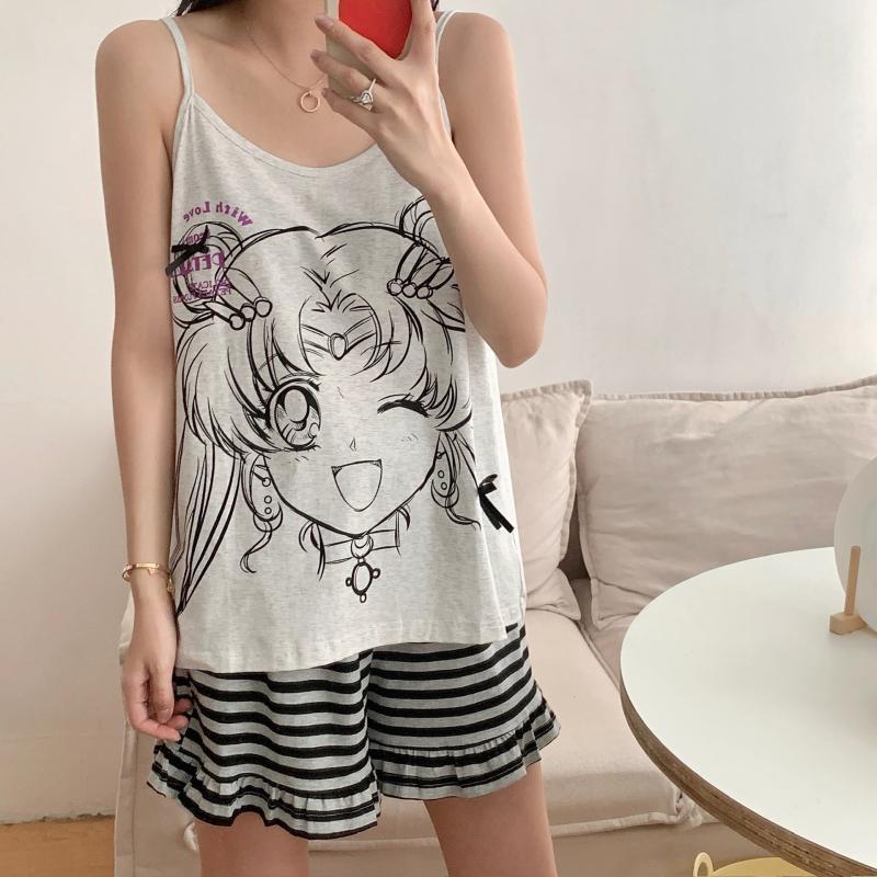 Large Size Women's Clothing Ko - Summer Clothing Cartoon 评论和价格