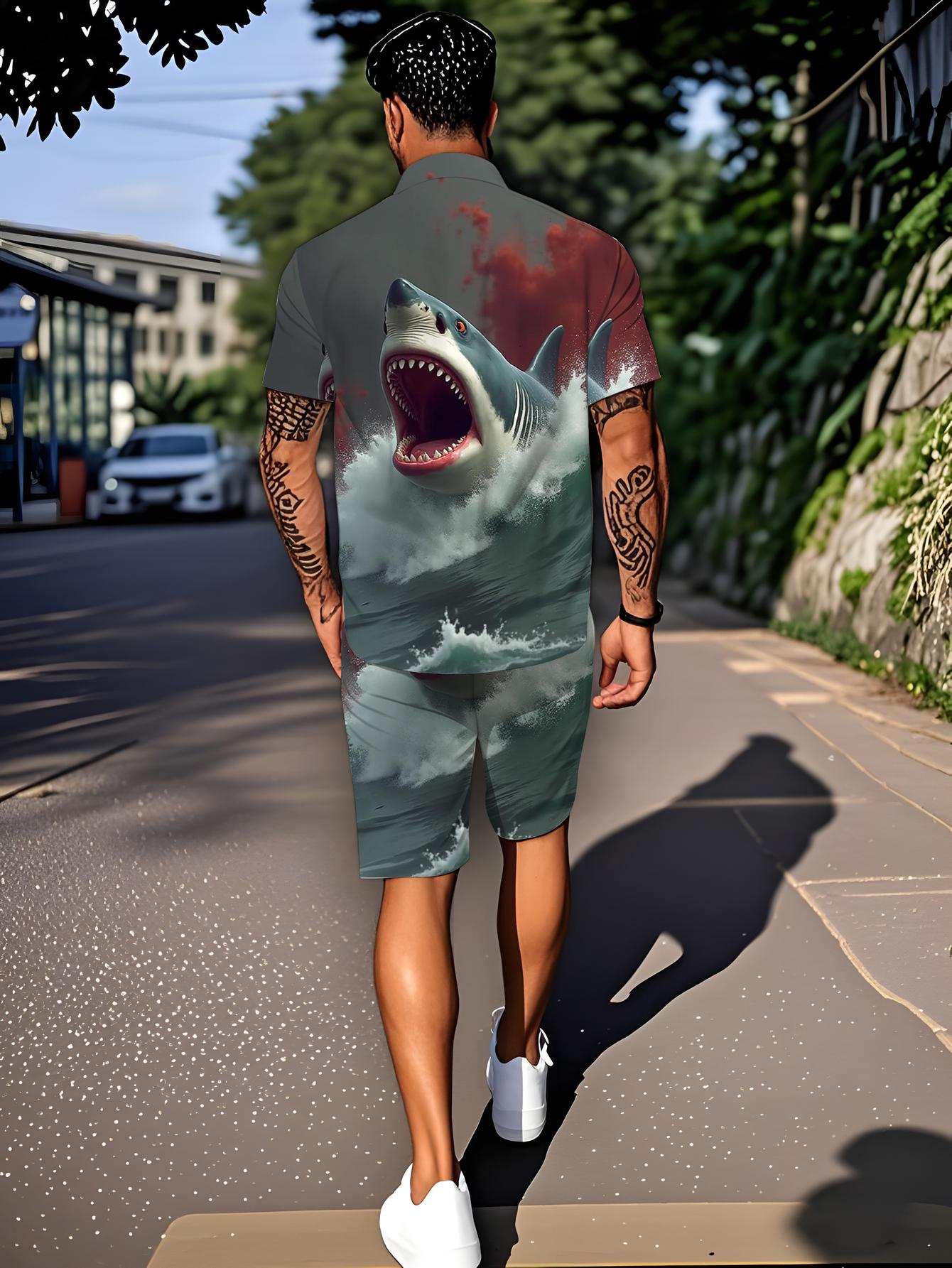 Men's Shirt Sets 2026 Spring/S - Summer Clothing Drip 评论和价格
