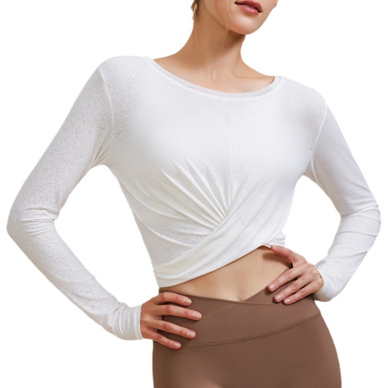 Spring/Summer Yoga Top: Long-S - Summer Yoga Clothing 评论和价格