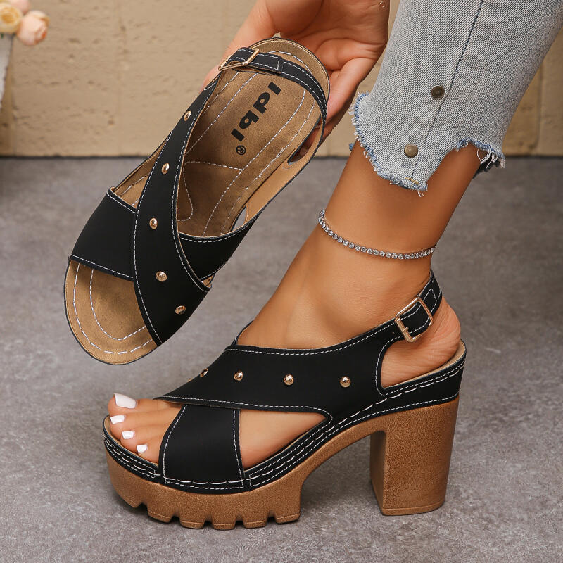 Vintage Super High Heel Cross  - Summer Clothing Collection 评论和价格
