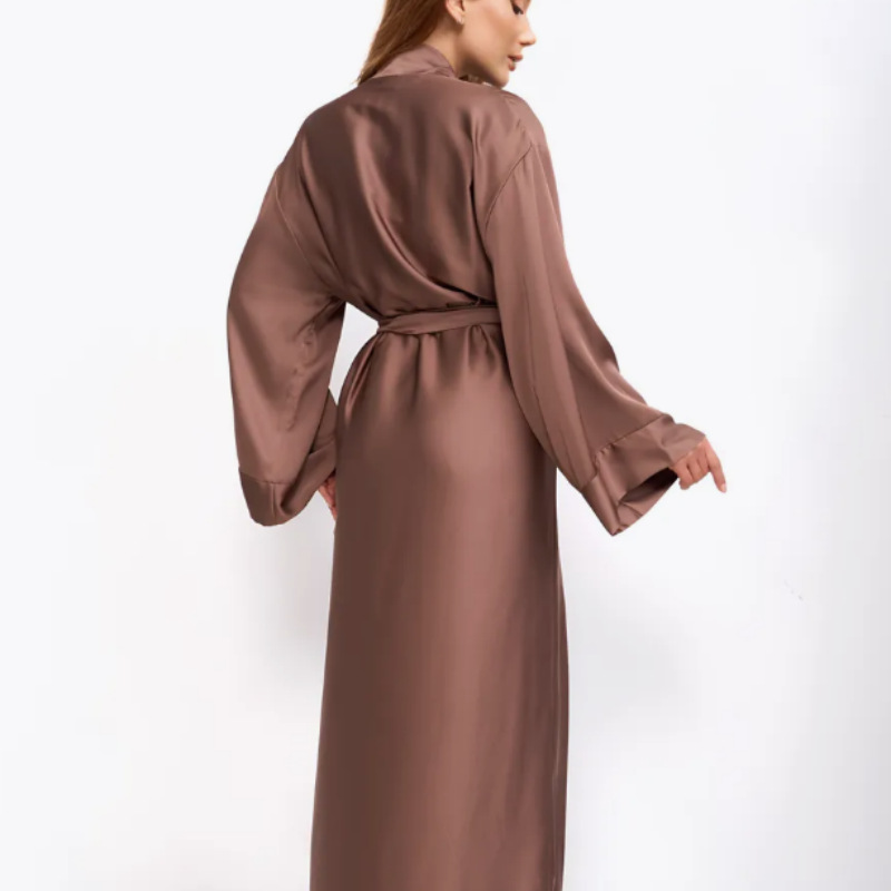 Fashion Ice Silk Female Long R - Summer House Clothing 评论和价格