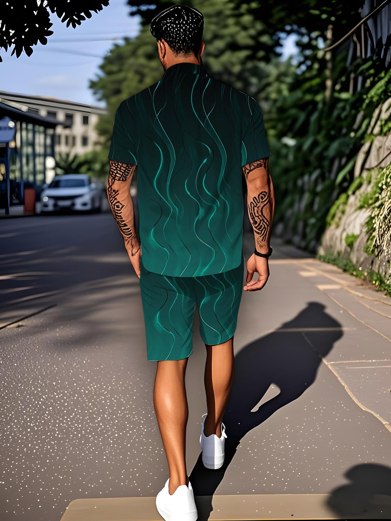 Men's Shirt Sets 2026 Spring/S - Summer Clothing Drip 评论和价格
