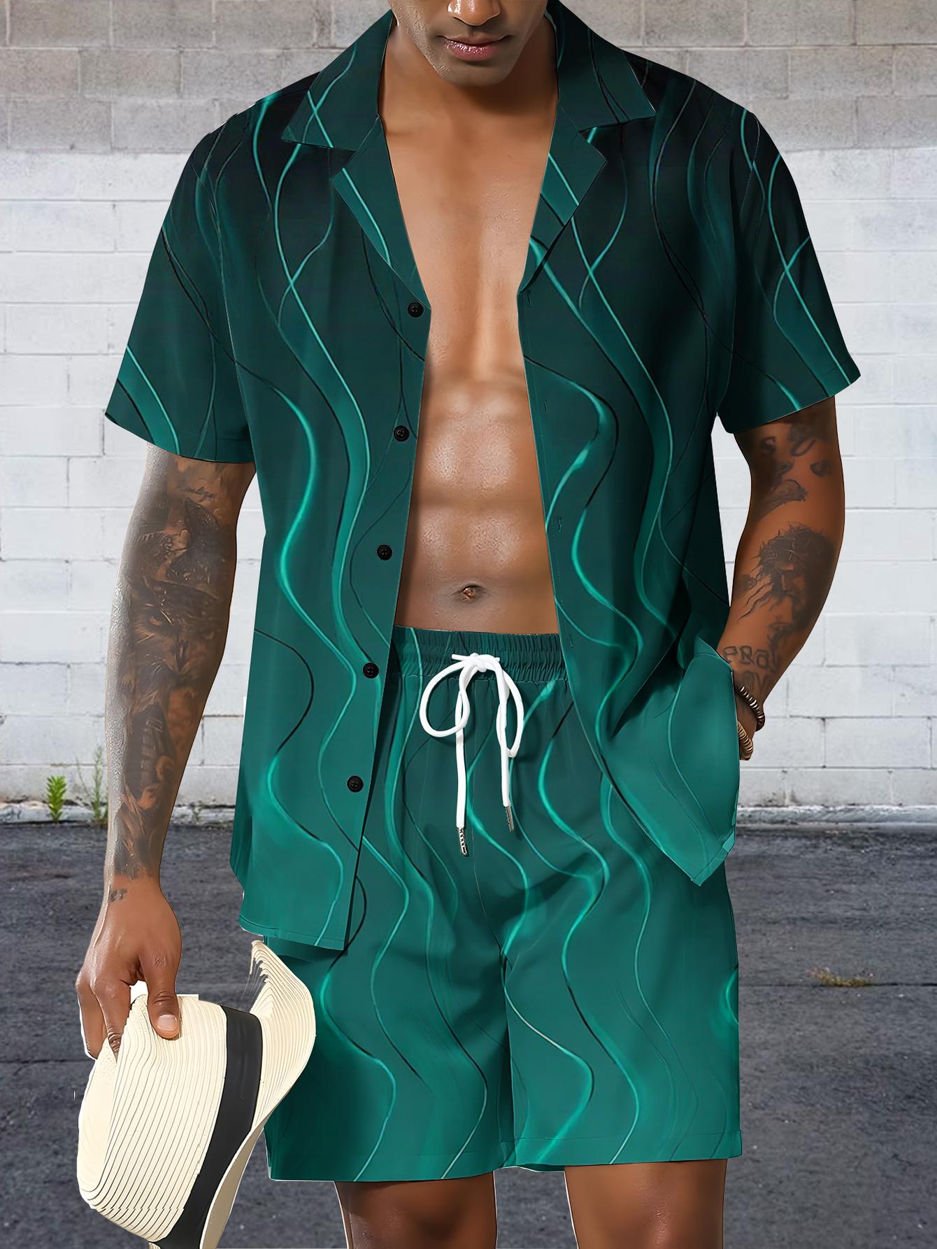 Men's Shirt Sets 2026 Spring/S - Summer Clothing Drip 评论和价格